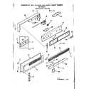 Kenmore 1037358210 backguard section diagram