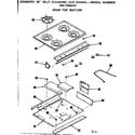 Kenmore 1037358210 main top section diagram