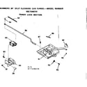 Kenmore 1037358210 power lock section diagram