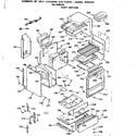 Kenmore 1037358210 body section diagram