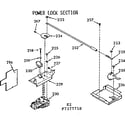 Kenmore 1037377710 power lock section diagram