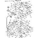 Kenmore 1037377710 burner section diagram
