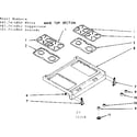 Kenmore 1037416861 main top section diagram