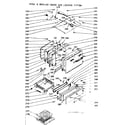 Kenmore 1037416861 oven and broiler doors and locking system diagram