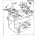 Kenmore 103756626 burner section diagram