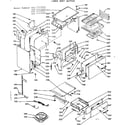 Kenmore 1037717042 lower body section diagram