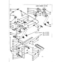 Kenmore 1037717042 lower burner section diagram