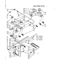 Kenmore 1037727041 lower burner section diagram