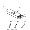 Kenmore 1037727041 wire harnesses & components diagram