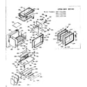 Kenmore 1037727140 upper body section diagram
