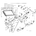 Kenmore 1037737060 top burner section diagram