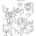 Kenmore 1037737060 lower body section diagram