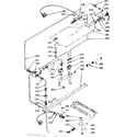 Kenmore 1037737060 upper & lower oven burner section diagram