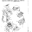 Kenmore 1037807420 lower body section diagram
