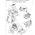 Kenmore 1037827510 lower body section diagram