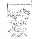 Kenmore 1037827540 burner section diagram