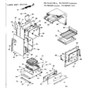 Kenmore 1037847660 lower body section diagram