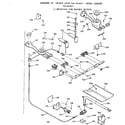 Kenmore 1037857811 burner section diagram