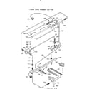 Kenmore 1037867324 upper and lower oven burner section diagram