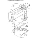 Kenmore 1037867640 upper and lower oven burner section diagram