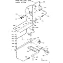 Kenmore 1037867710 upper and lower oven burner section diagram