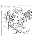 Kenmore 1037867710 lower body section diagram