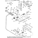 Kenmore 1037897810 burner section diagram
