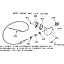 Kenmore 1037897810 meat probe and jack section diagram