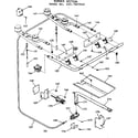 Kenmore 1037907910 burner section diagram
