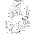 Kenmore 1037907910 upper oven pedestal section diagram