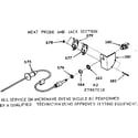 Kenmore 1037907910 meat probe and jack section diagram