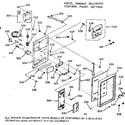 Kenmore 1037907912 control panel section diagram