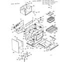 Kenmore 1039337344 body section diagram