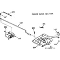 Kenmore 1039337710 power lock section diagram