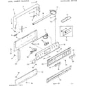 Kenmore 1039347810 backguard section diagram