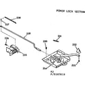 Kenmore 1039347810 power lock section diagram