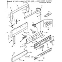 Kenmore 1039368011 backguard section diagram