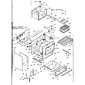 Kenmore 1039387610 body section diagram