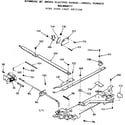 Kenmore 1039568111 oven door lock section diagram
