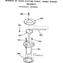 Kenmore 1039568111 microwave antenna diagram