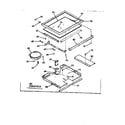Kenmore 1039647910 main top section diagram