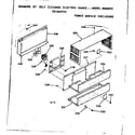 Kenmore 1039647910 power module enclosure diagram