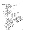 Kenmore 1039767443 upper body section diagram