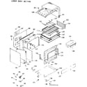 Kenmore 1039767620 lower body section diagram