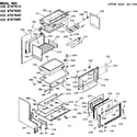 Kenmore 1039767620 upper body section diagram