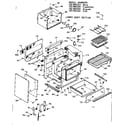 Kenmore 1039867344 lower body section diagram