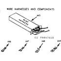 Kenmore 1039867610 wire harnesses & components diagram
