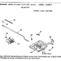 Kenmore 1039877913 power lock section diagram