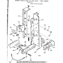 Kenmore 1039877913 door catch section diagram