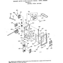 Kenmore 1039877913 control panel section diagram